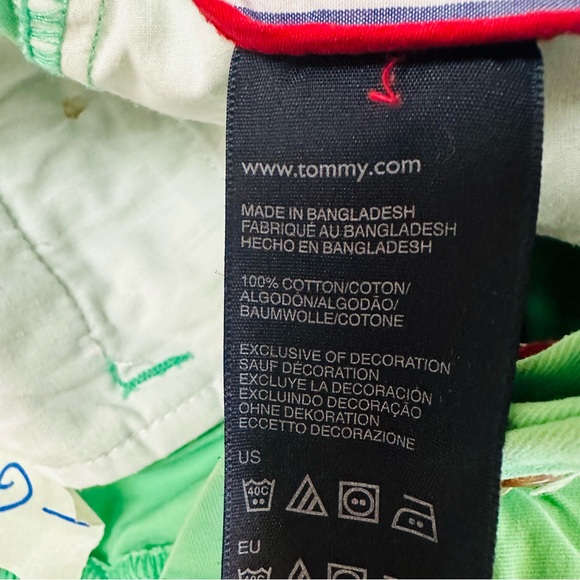 Tommy Hilfiger shorts green size 36 - Picture 8 of 10